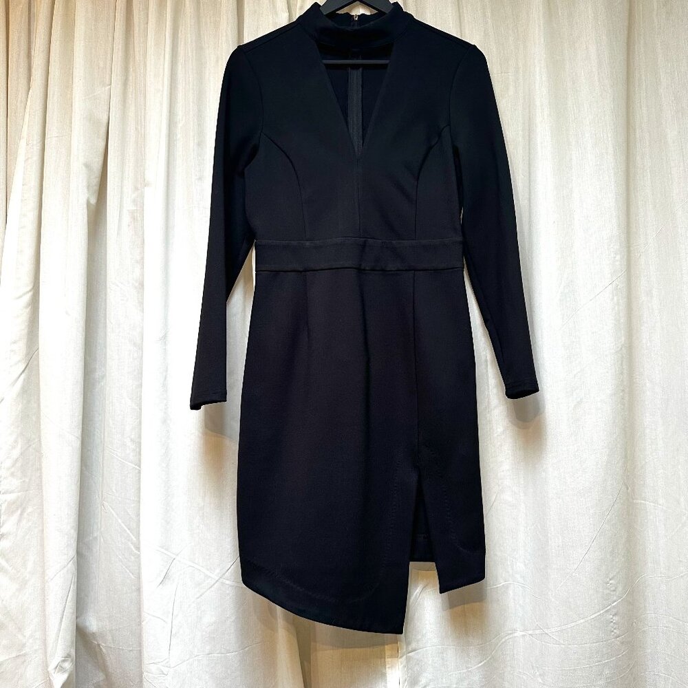 Pink Stitch bodycon dress